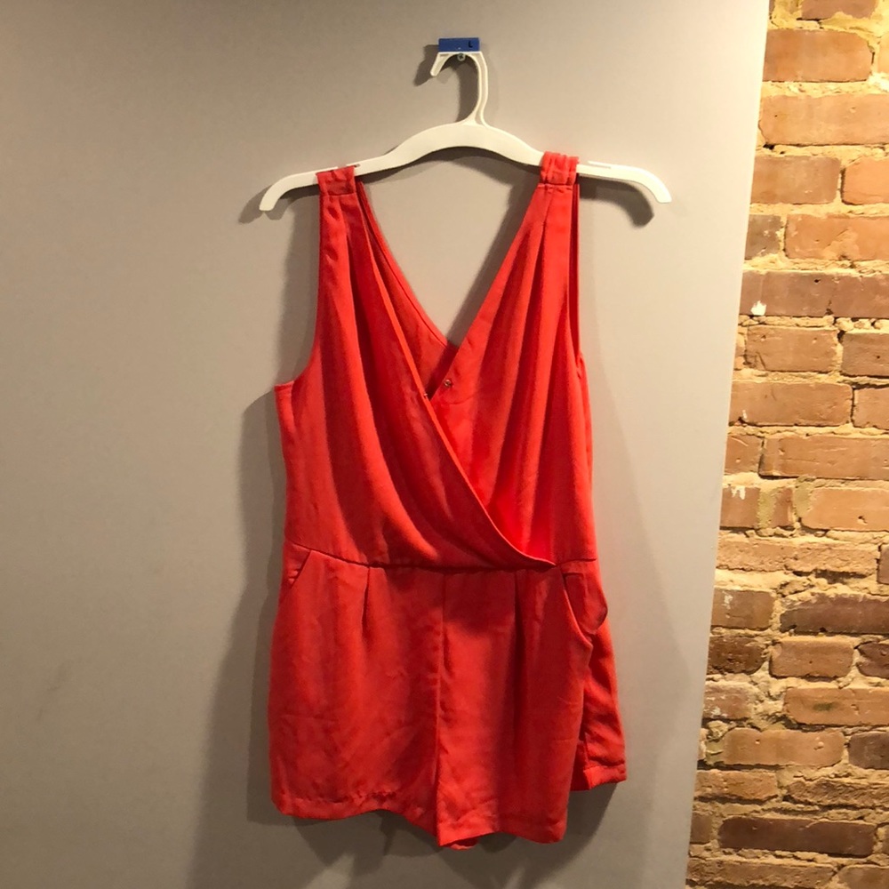 Salmon colored cute and summery romper